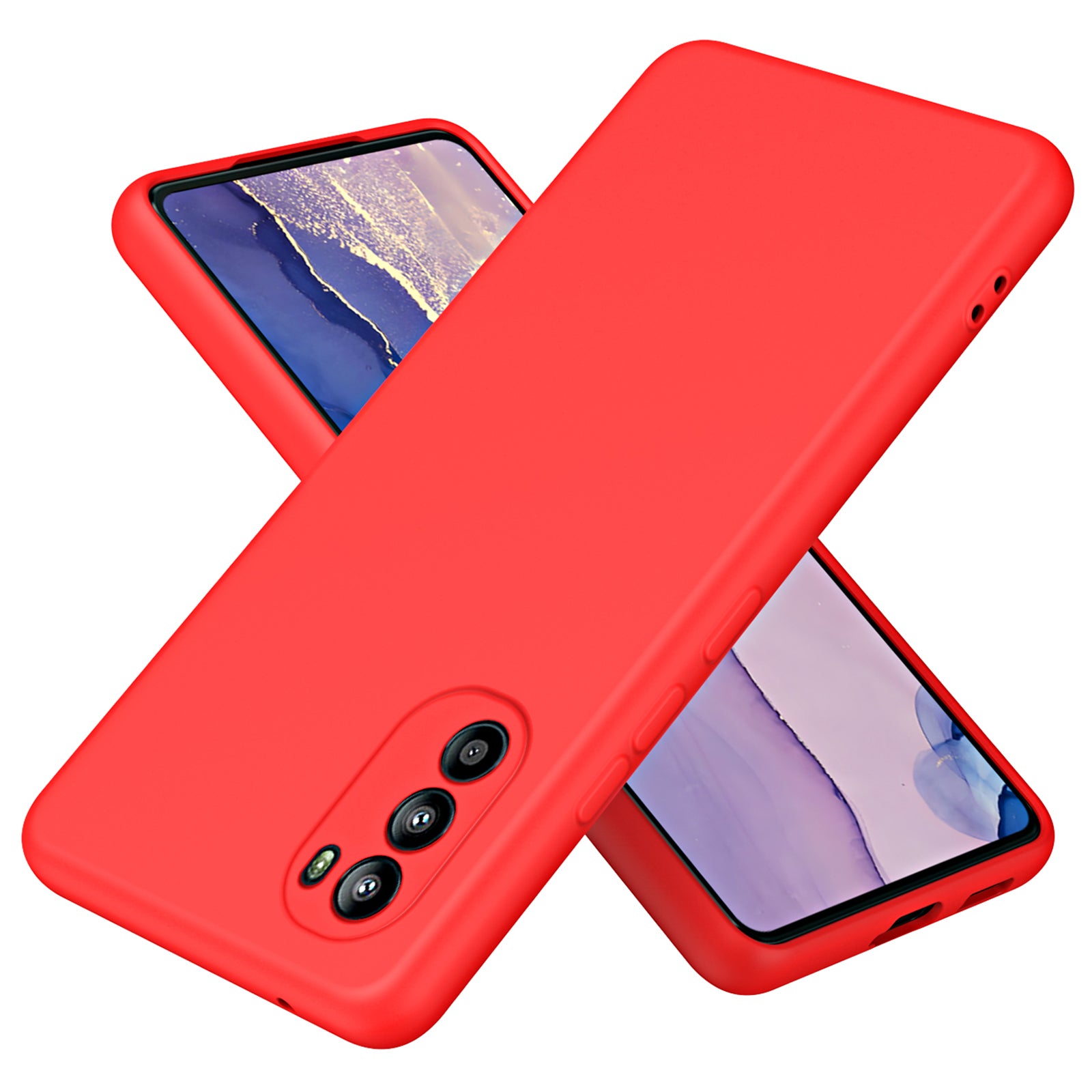 For Motorola Moto G82 5G G52 4G Moto G71s 5G Rubberized 2.2mm Thickness Phone Case Fiber Lining Cushion Soft TPU Back Cover For Motorola Moto G82 5G G52 4G Moto G71s 5G Rubberized 2.2mm Thickness Phone Case Fiber Lining Cushion Soft TPU Back Cover